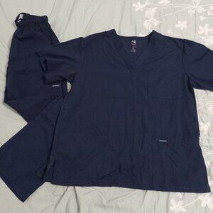 Dagacci Scrub Set, pants and tops, Size Medium Navy Blue GUC